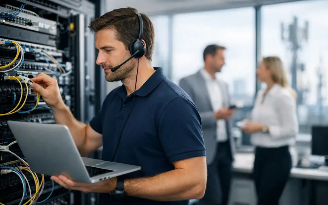 Servicio técnico de telecomunicaciones para empresas