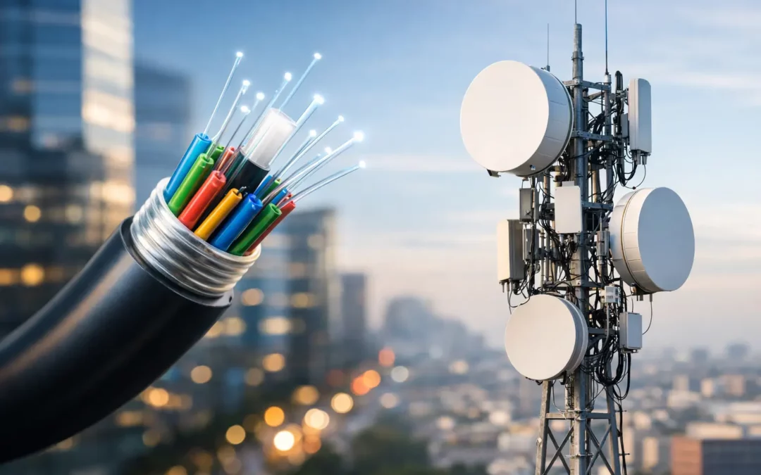 Fibra o radioenllaç empresarial: qué conviene